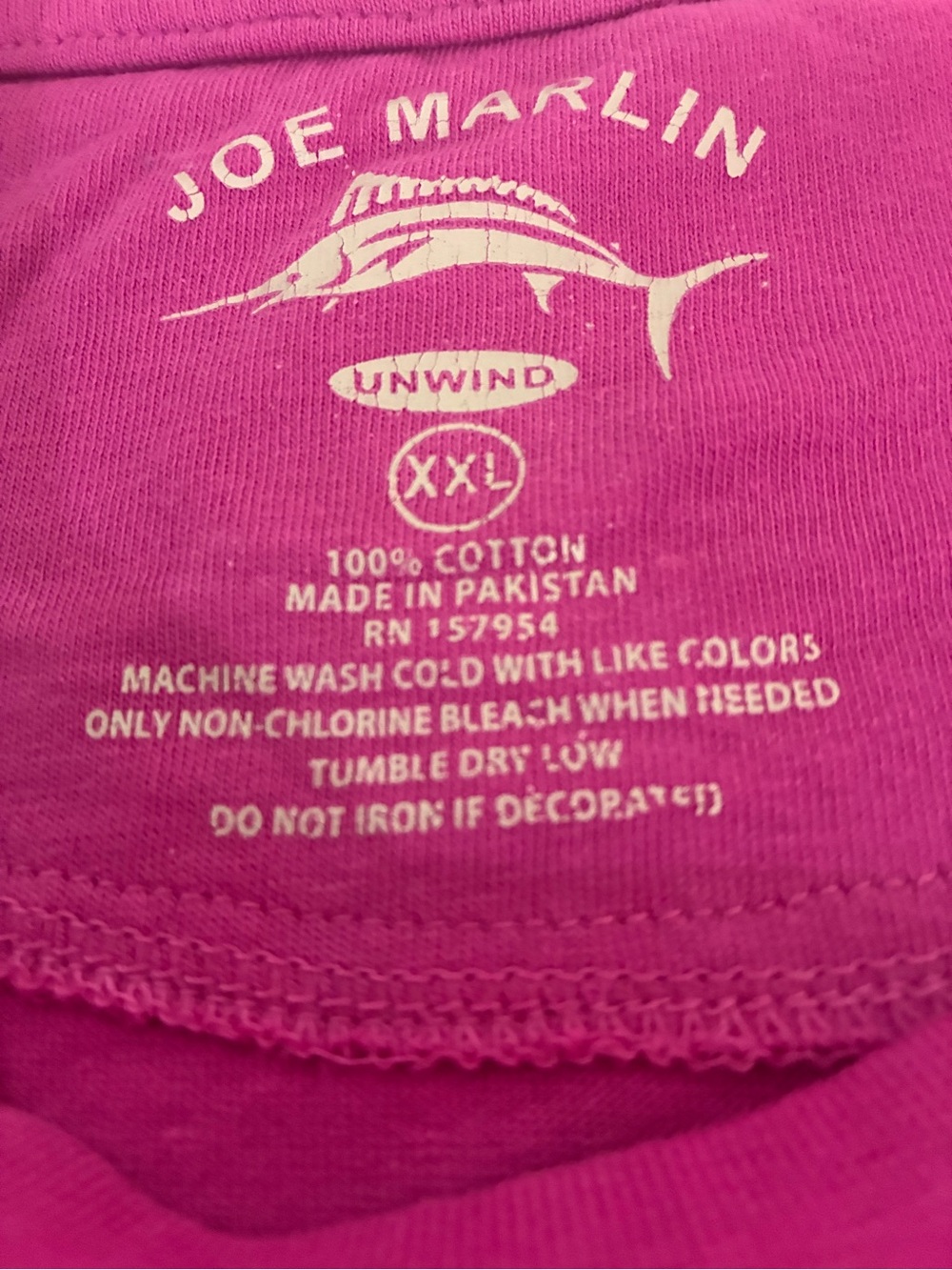 Joe Marlin Unwind Graphic Tee - Pink